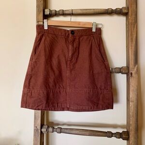 Everlane mini skirt NWOT size 00
